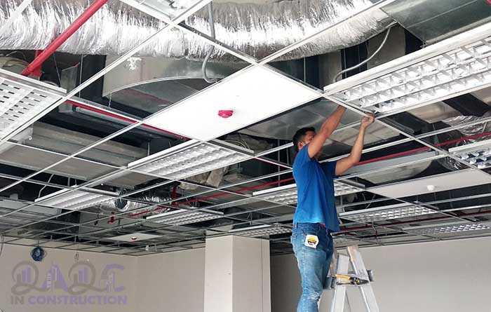 Commercial office suspended ceiling London